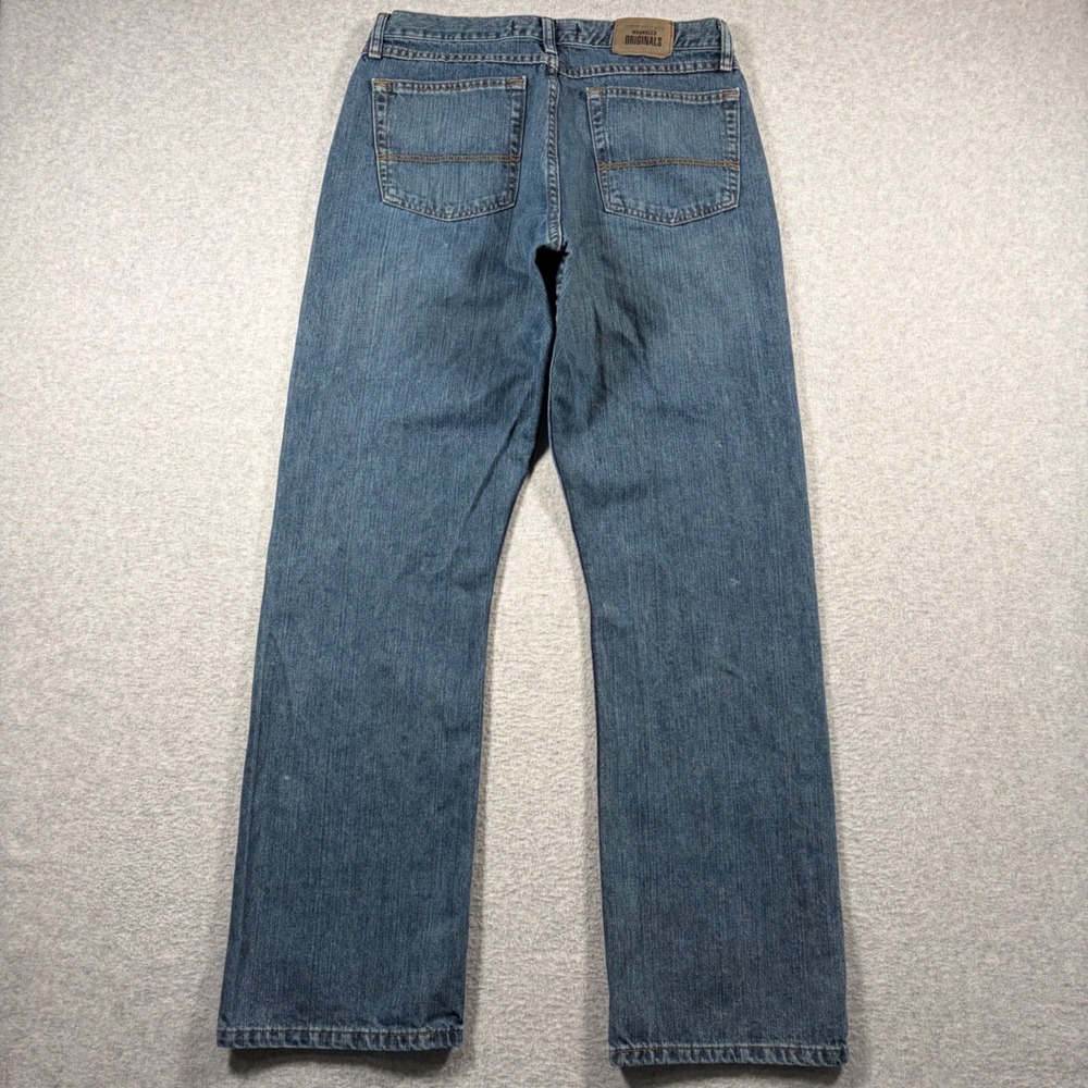 Wrangler Relaxed Boot Jeans Mens 32x32 Blue Originals Denim Western Cowboy